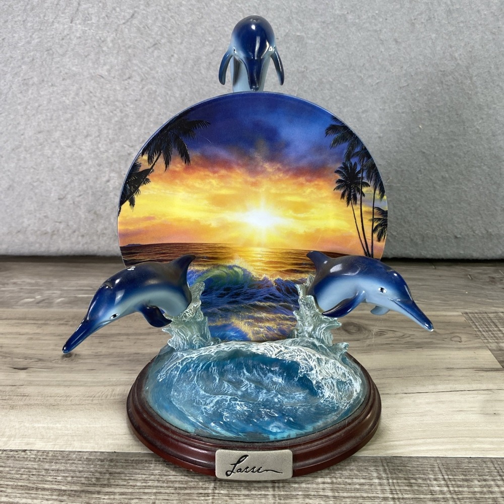 Bradford Exchange Paradise Discovery Dolphin Majesty 1st Issue Collector's Plate